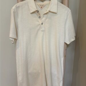 rag & bone Cream Polo Shirt